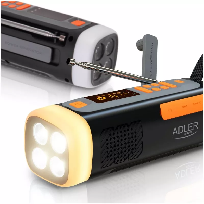 ADLE AD1920 Emergency Radio with Solar Power