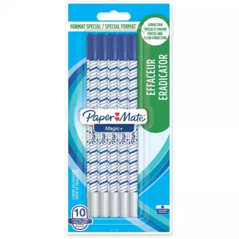 Fountain Pen Papermate Magic+ Blue White 10 pcs