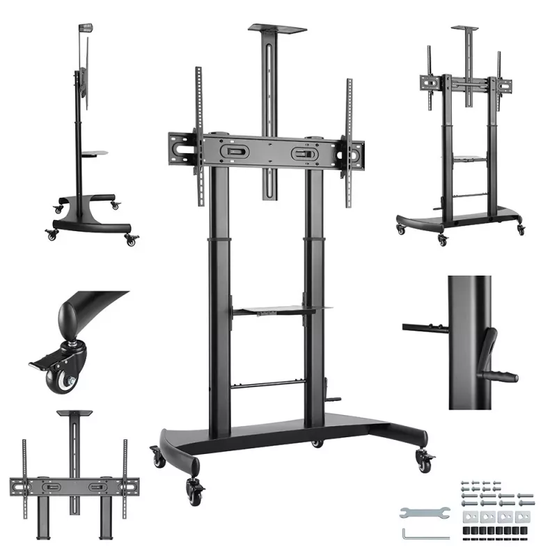 TV mount Gembird TVS-100T-02 adjustable height for TVs up to 100 inches