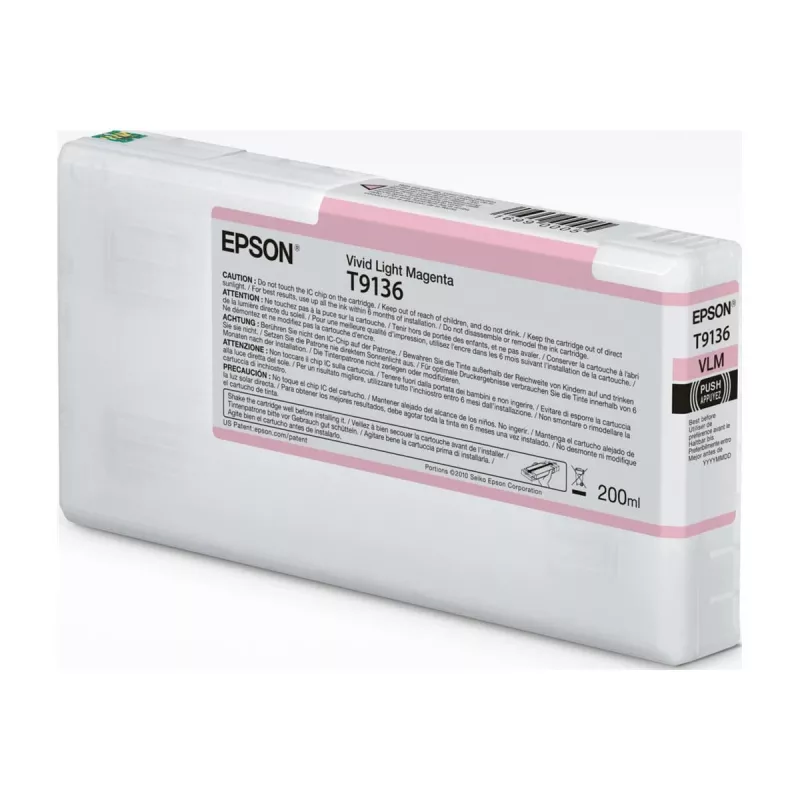 Ink cartridge Epson T91360N Vivid Light Magenta original for compatible Epson printers