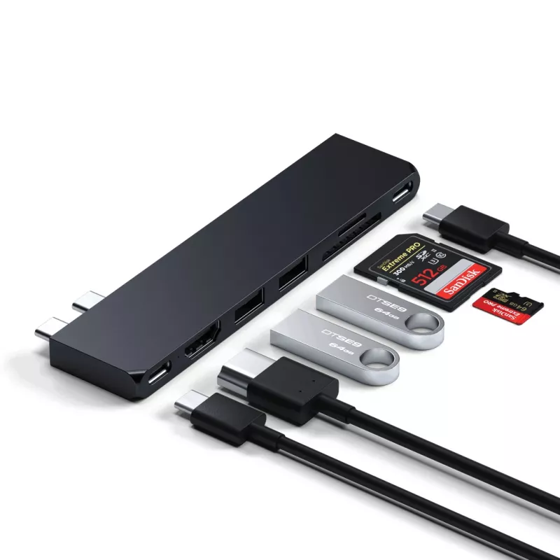 Docking Station Satechi ST-HUCPHSD USB 3.2 Gen 2 Type-C Black