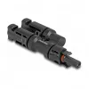 Solar panel connector DeLOCK DL4 1 female to 2 male black