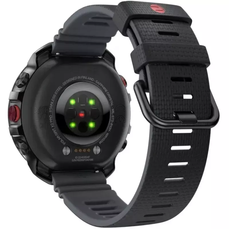 Polar Grit X2 Pro 3,53 cm (1.39) AMOLED Digital 454 x 454 Pixel Touchscreen Black GPS (900110286)
