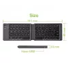 Bluetooth 3.0 Foldable Wireless Keyboard