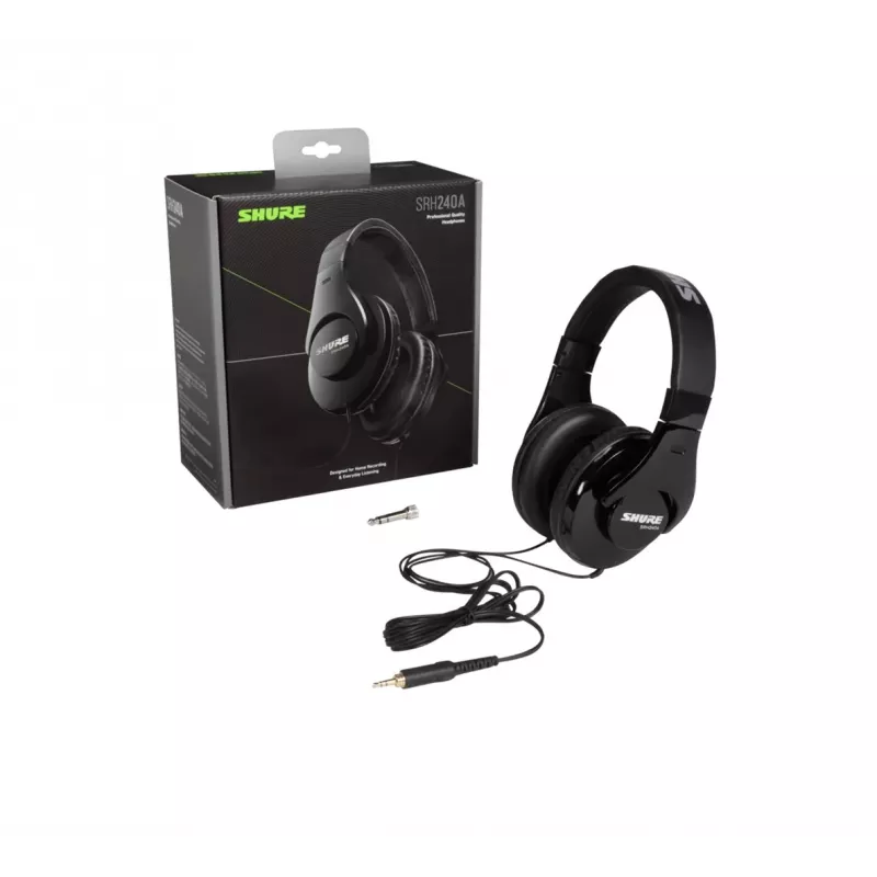 Shure SRH240A Headphones Wired headband Music Black