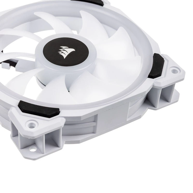 CORSAIR LL120 RGB 120mm White PWM Case Fan 3-Pack