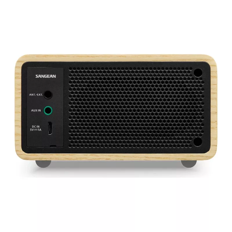 Tabletop Radio Sangean DDR-7 Natural Wood FM AM Bluetooth, wooden cabinet, FM/AM tuner, Bluetooth audio