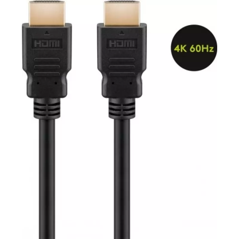 Goobay | High Speed HDMI Cable with Ethernet | 61150 | HDMI male (type A) | HDMI male (type A) | HDMI to HDMI | 1 m
