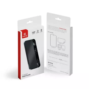 Tempered hybrid glass screen protector Crong for iPhone 15 CRG-NANO-IP61 9H hardness anti-scratch