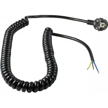 Power cable AS Schwabe 70428, black, 2 m, mains lead for computer and peripherals