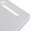 Rectangular adjustable shower stool