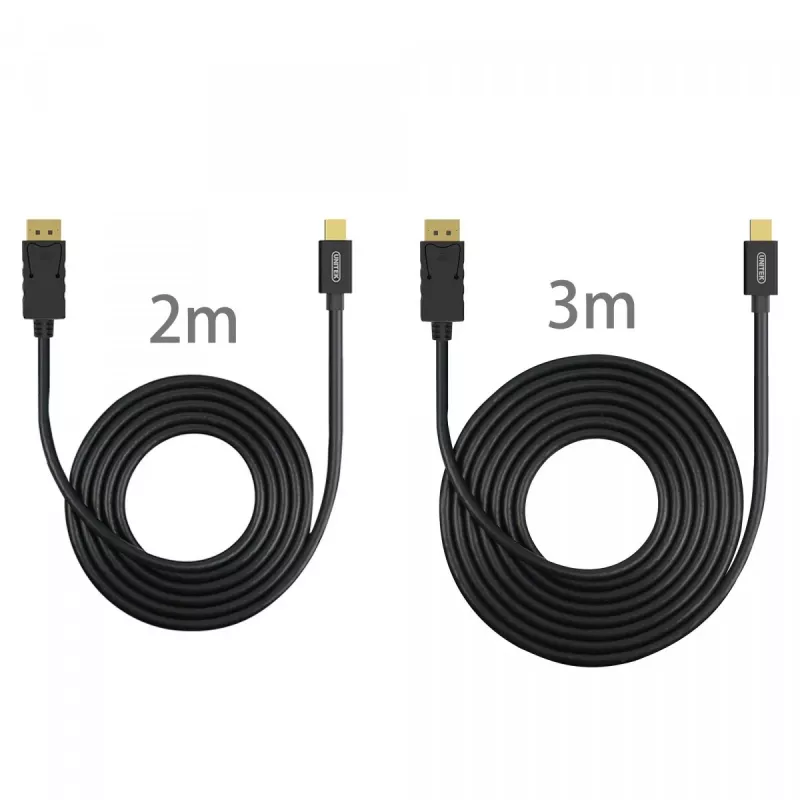 CABLE miniDisplayPort/ DisplayP M/M 2m;Y-C611BK