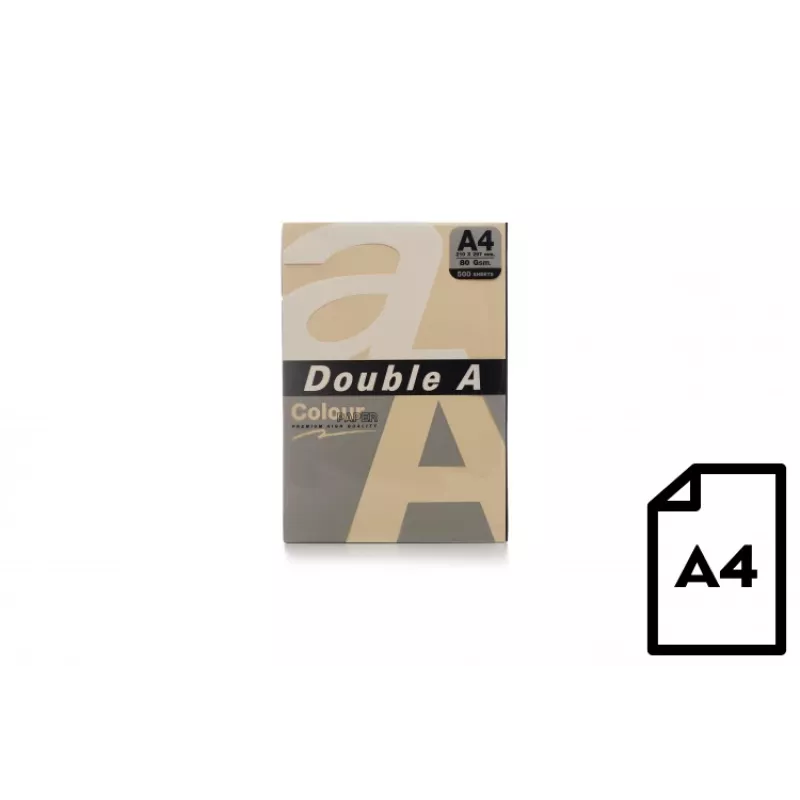 Colour paper Double A, 80g, A4, 500 sheets, Old Rose
