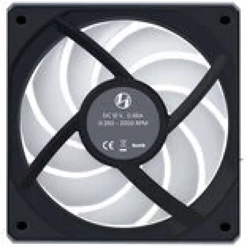 120mm Lian Li UNI FAN CL Wireless Reverse Black — model 12RCL1W1B, magnetic connector, modular RGB