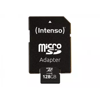 MEMORY MICRO SDXC 128GB C10/W/ADAPTER 3413491 INTENSO