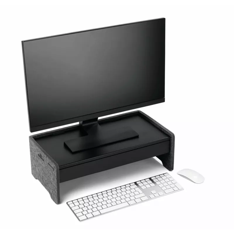 DURABLE Monitor Stand Drawer EFFECT Black Metal 468x221x53 mm