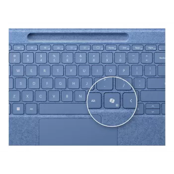Keyboard for Microsoft Surface 8YU-00027 — QWERTZ German layout, Bluetooth, Touchpad, Blue
