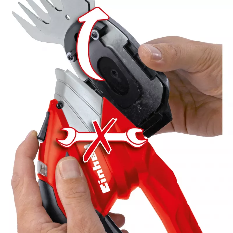 Einhell GE-CG 12 Li cordless grass shear 12 V Lithium-Ion (Li-Ion) Black, Red, Silver