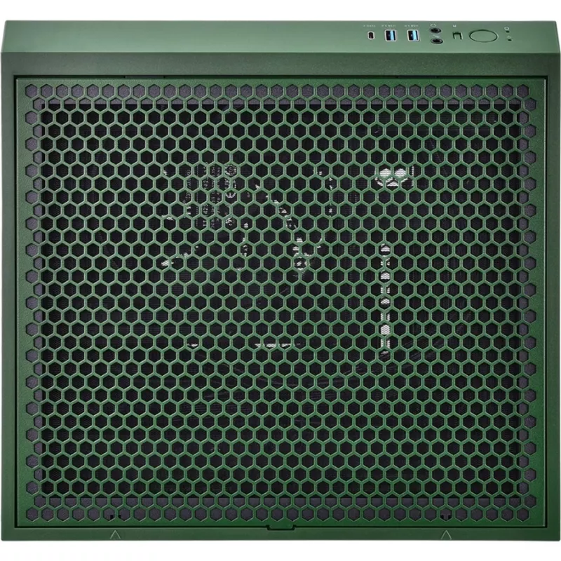 The Tower 200 , Tower-Enclosure Dark Green, Tempered Glass