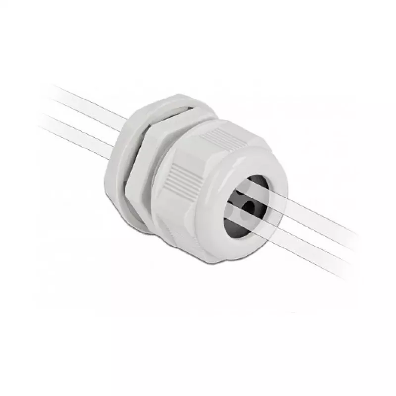 Cable Gland DeLOCK 60376 Grey Plastic 2 pc(s)