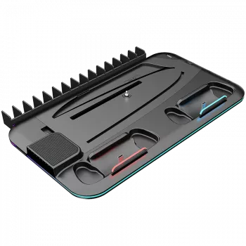 Cooling stand CANYON CS-51 RGB for PS5 Slim Black with dual controller charging