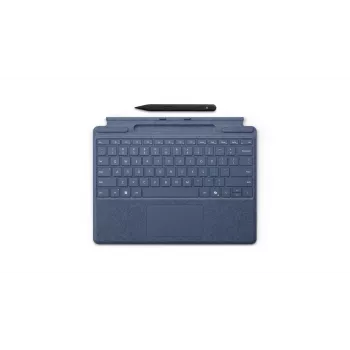 Microsoft Surface Pro Keyboard with Slim Pen QWERTZ German Blue