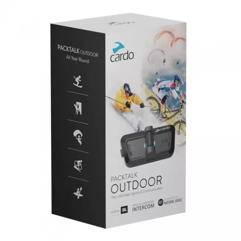 CARDO PACKTALK OUTDOOR SINGLE Motorcycle intercom