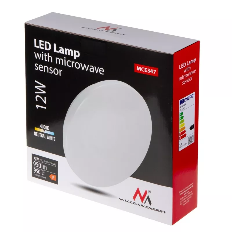Maclean MCE347 LED ceiling lamp with twilight sensor