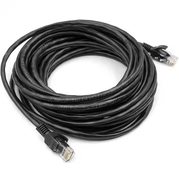 Cable Cat5E UTP, 7.5m, Black
