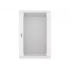 Lanberg WF01-6418-10S Wall-Mounted 19 inch 18U Rack Cabinet 600x450mm Grey (Glass Door)