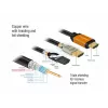 HDMI cable DeLOCK 85729 2 m HDMI Type A Standard Black Gold