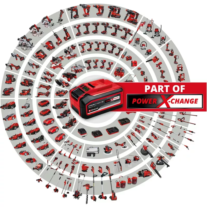 Einhell TE-CD 18/40 Li-Solo 1500 RPM Keyless 1.1 kg Black, Red