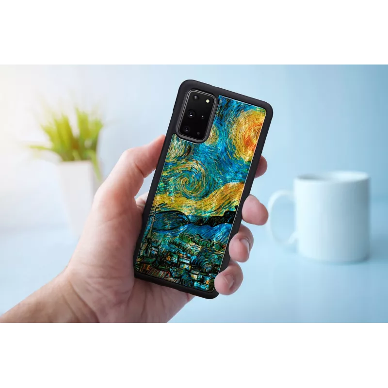 Protective phone case iKins for Samsung Galaxy S20+ — starry night black