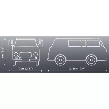 Construction toy Cobi Barkas B1000 24600 scale 1:35 model kit, detailed bricks