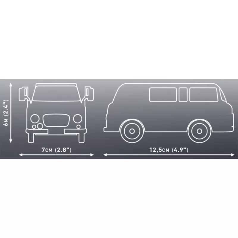 Construction toy Cobi Barkas B1000 24600 scale 1:35 model kit, detailed bricks