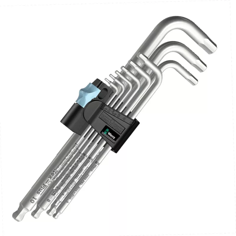 Wera 05073544001 hex key L-shaped hex key set Metric 9 pc(s)