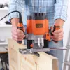 Router/Trimmer Black & Decker KW1200EKA-QS — compact router with adjustable depth settings, ergonomic design