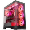 PC case MODECOM Volcano SPACE APEX ARGB Midi Tower, tempered glass, USB-C, supports ATX/microATX/Mini-ITX, GPU up to 430 mm, CPU cooler up to 180 mm