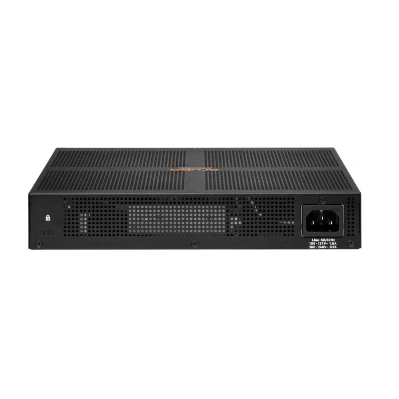 HPE Aruba Networking 6100 12G Class4 PoE 2G/2SFP+ 139W Managed L3 Gigabit Ethernet (10/100/1000) Power over Ethernet (PoE) 1U Black