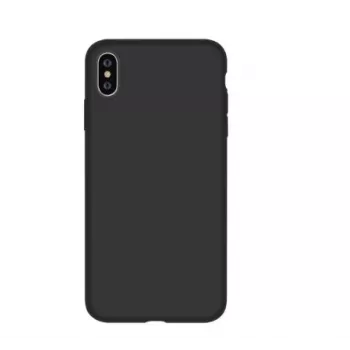 Protective silicone case Devia for iPhone XS Max (6.5 inch, black)
