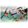 Jamara 410065 Impulse Laser Bug Hunt Set, Toy Laser Gun with Target, White/Orange
