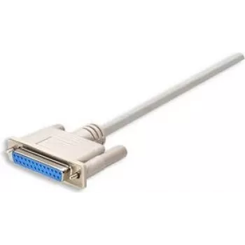 Manhattan 4.5m DB25 M/F serial cable White DB25 F