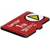MicroSDXC memory card Lexar 1 TB UHS‑I Class 10 U3 V30 Read 205 MB/s Write 140 MB/s (red)