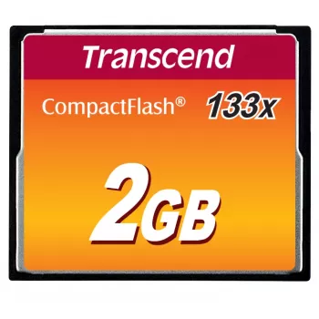 Flash Memory Transcend 2GB CompactFlash 133x TS2GCF133