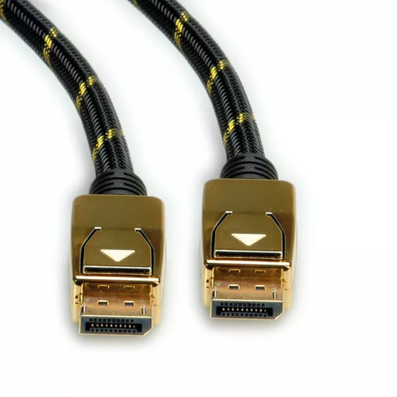 DisplayPort cable ROLINE 11.04.5922 3 m Black Gold