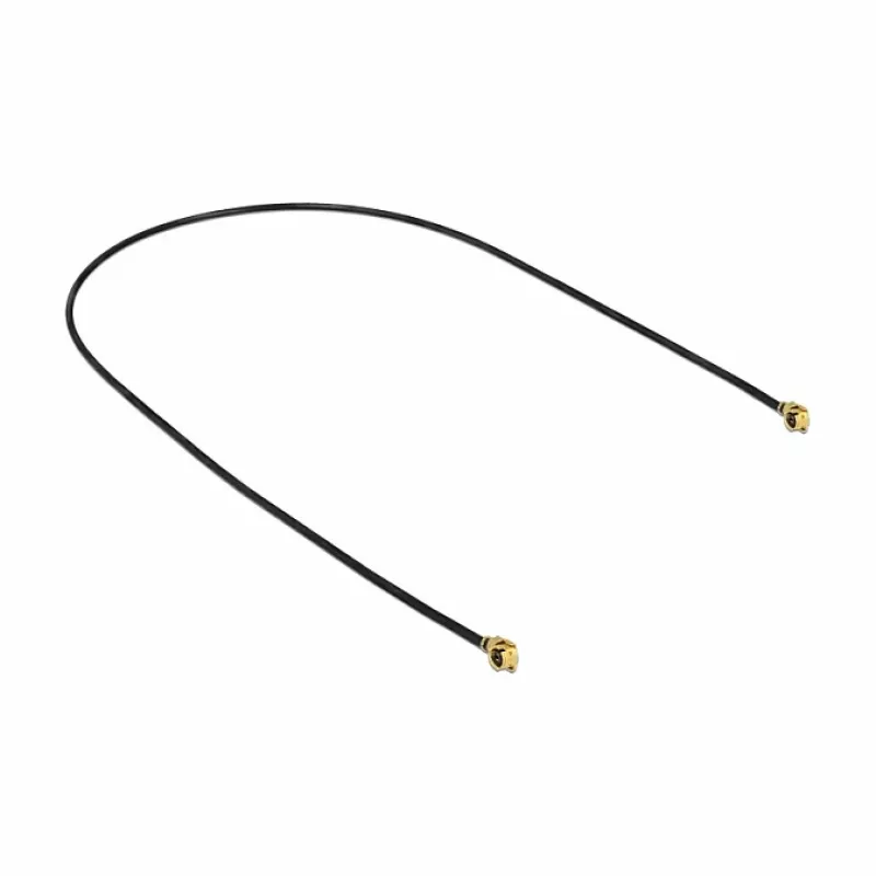 Coaxial Cable DeLOCK 89609 0.3m MHF (I-PEX) Black Gold
