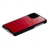 Smartphone case iKins for iPhone 11 Pro — pink lake and black dual-color protective cover