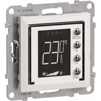 Legrand Seano MyHome thermostat with display 765608 with cover plate in der (765608)
