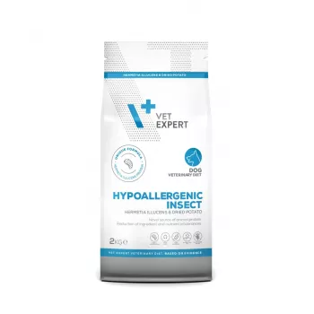 Dry dog food VETEXPERT Veterinary Diet Hypoallergenic Insect 2 kg — adult, grain-free, protein 21%, fat 16%