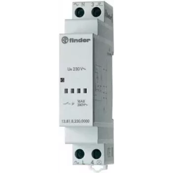 Finder Impulse Switch DIN Rail 1 pc(s) 13.81.8.230.0000 1 Normally Open Contact 230 V/AC 3700 VA (13.81.8.230.0000)